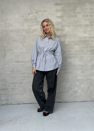 Solei striped skjorte Lyseblå Neo Noir 